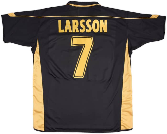2003-04 Celtic Away Shirt Larsson #7 - 6/10 - (XL)