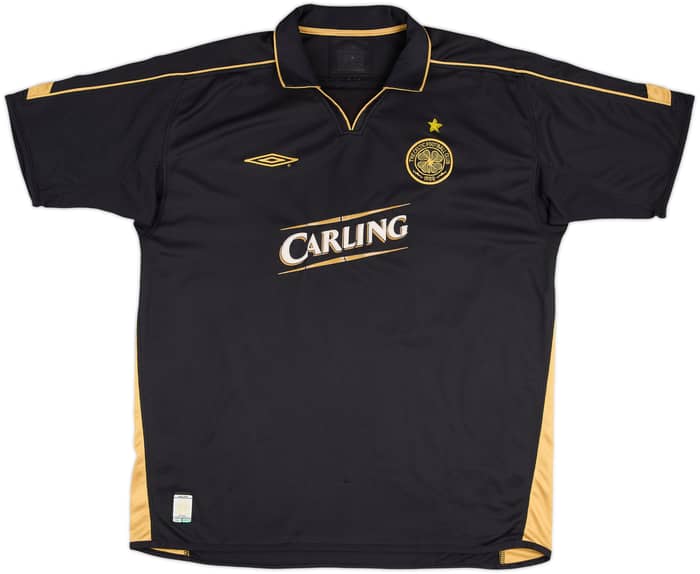 2003-04 Celtic Away Shirt Larsson #7 - 6/10 - (XL)