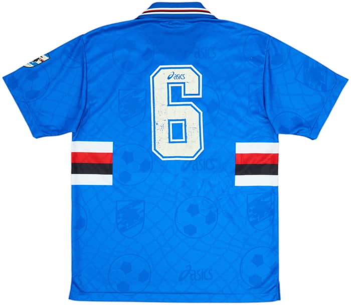 1994-95 Sampdoria Match Issue Home Shirt #6