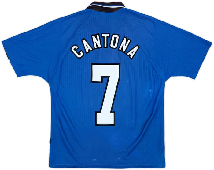 1996-98 Manchester United Third Shirt Cantona #7 - 5/10 - (Y)