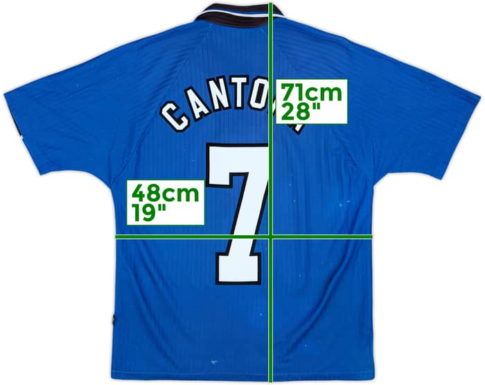 1996-98 Manchester United Third Shirt Cantona #7 - 5/10 - (Y)