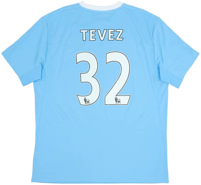 2009-10 Manchester City Home Shirt Tevez #32 (L)
