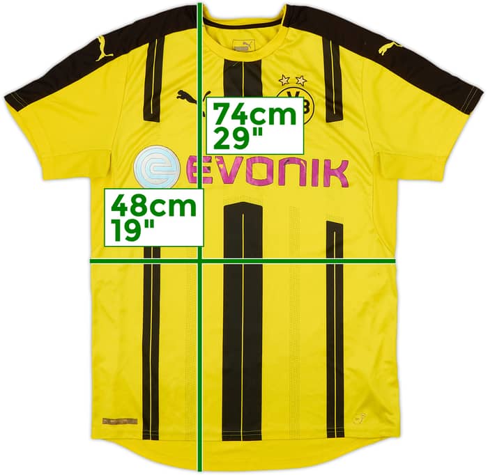2016-17 Borussia Dortmund Home Shirt - 4/10 - (M)