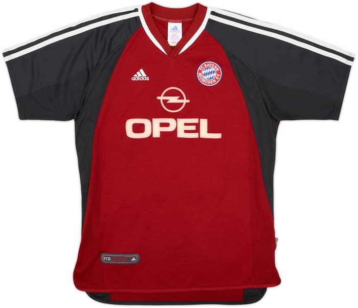 2001-02 Bayern Munich Home Shirt Elber #9 - 6/10 - (XL.Boys)