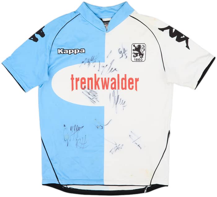 2007-08 1860 Munich Signed Home Shirt Goktan #10 - 4/10 - (XL.Boys)