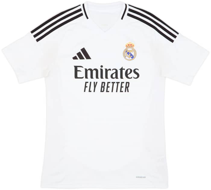 2024-25 Real Madrid Home Shirt Mbappe #9 - 8/10 - (S)