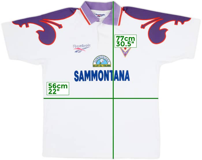 1995-96 Fiorentina Match Issue Away Shirt #4