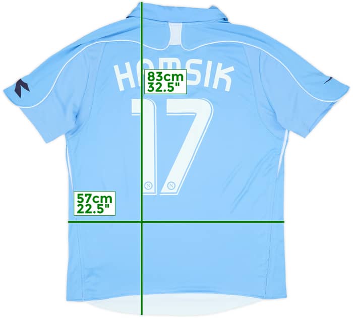 2008-09 Napoli Home Shirt Hamsik #17 - 9/10 - (L)
