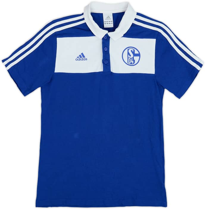 2010-11 Schalke adidas Polo Shirt - 6/10 - (S)