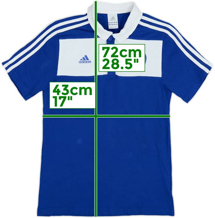 2010-11 Schalke adidas Polo Shirt - 6/10 - (S)