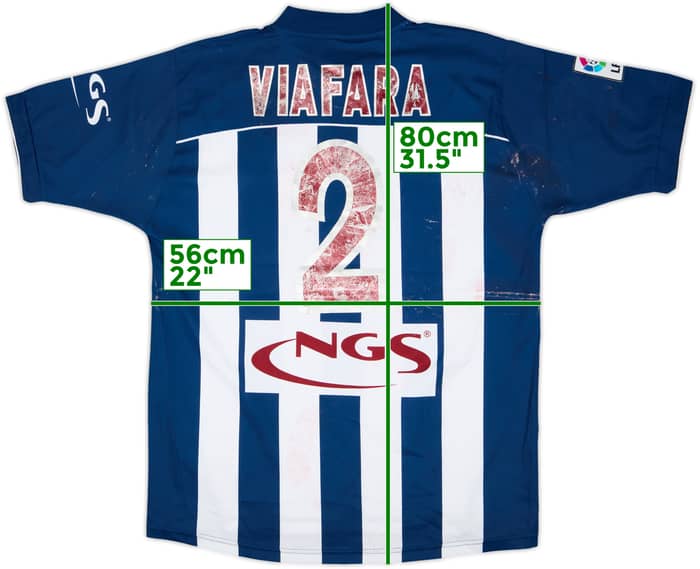 Camiseta de local del Real Sociedad 2004-06 firmada de Viafara #2 - 4/10 - (L)