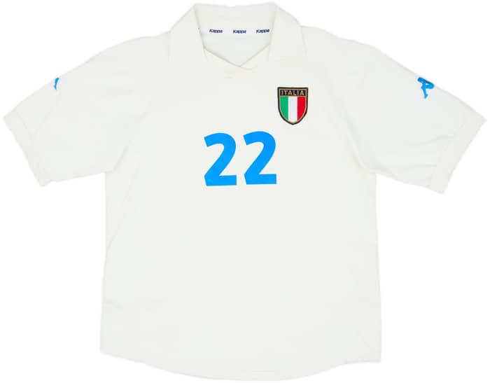 2002 Italy Women Match Issue Away Shirt #22