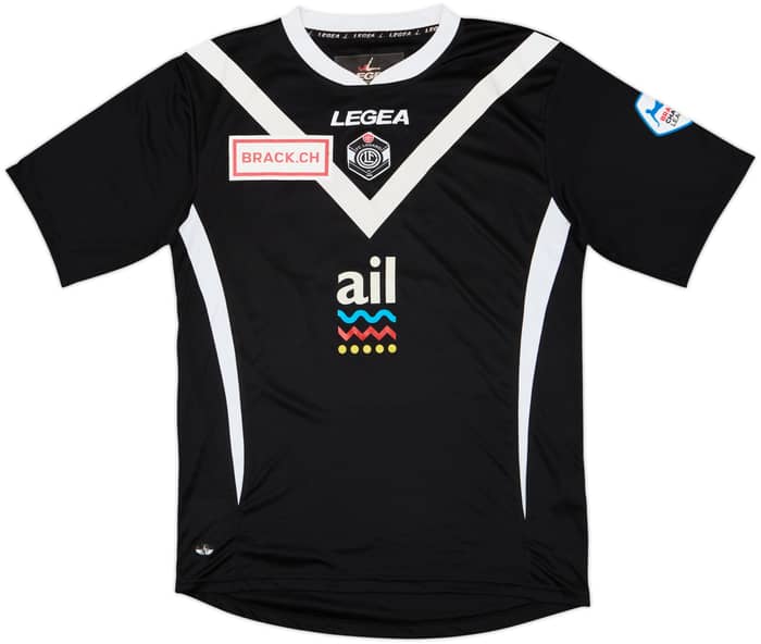 2013-14 FC Lugano Match Issue Home Shirt Borghese #32