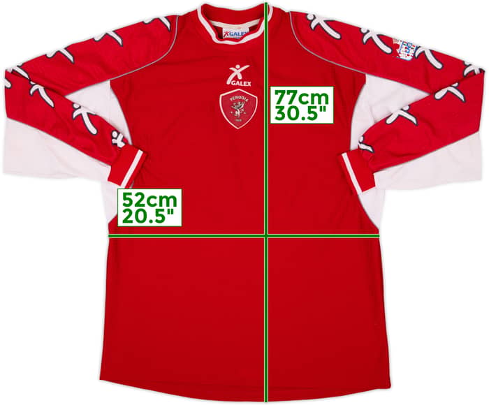 2000-01 Perugia Youth Match Issue Home L/S Shirt #8