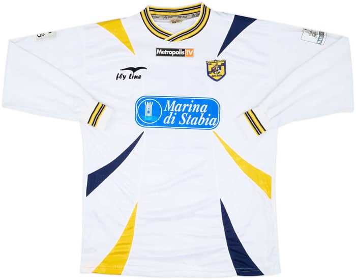 2008-09 Juve Stabia Match Issue Away L/S Shirt #15