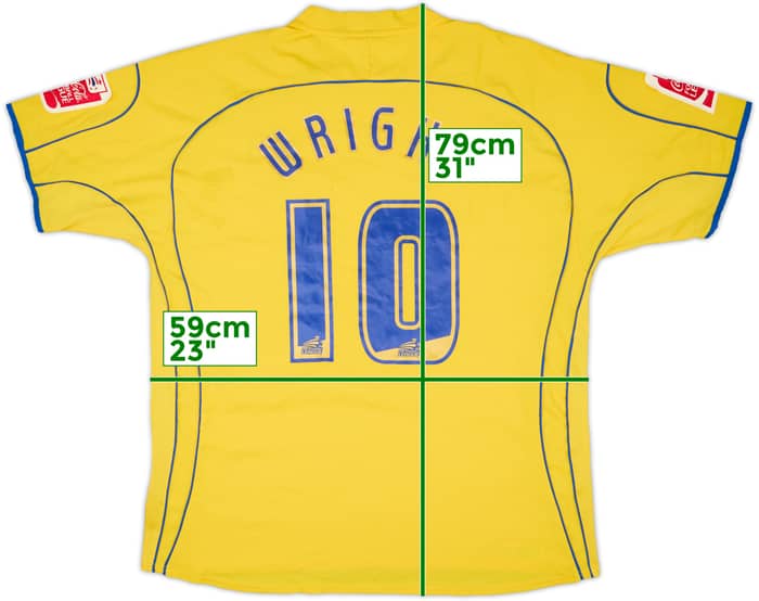 2007-08 Southampton Away Shirt Wright #10 - 5/10 - (XL)