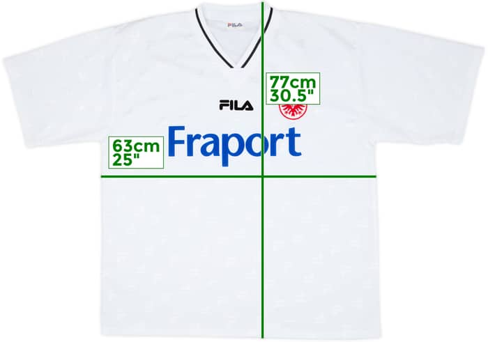 2001-03 Eintracht Frankfurt Youth Match Issue Away Shirt #5