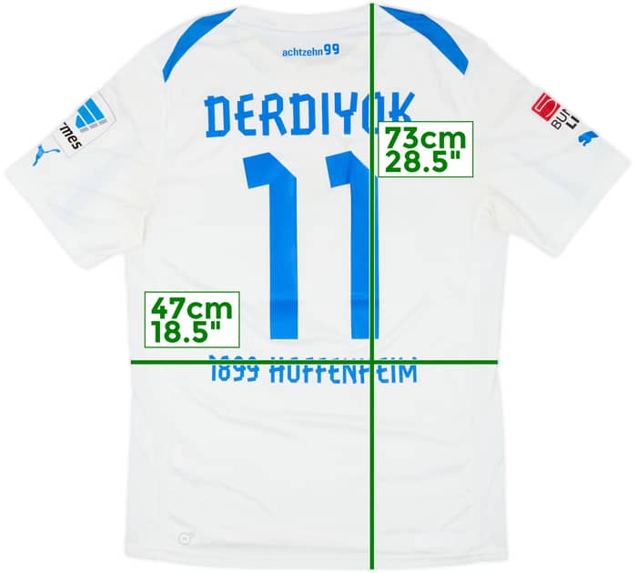 Camiseta de visitante versión de partido del Hoffenheim 2012-13 Derdiyok #11