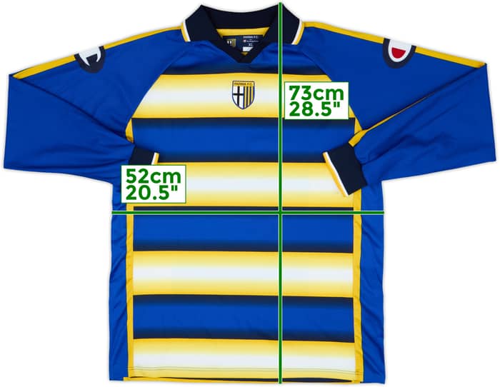 Camiseta de local del Parma 2004-05 versión de partido juvenil L/S #16