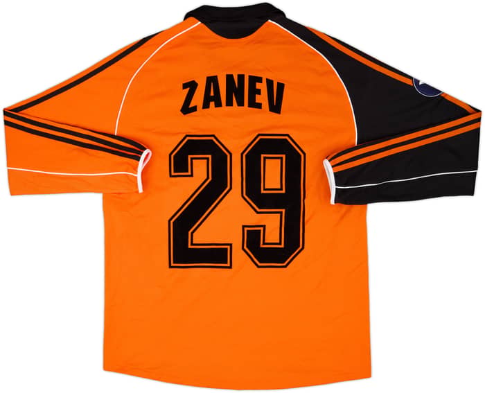 2005-06 PFK Litex Lovech Match Issue UEFA Cup Home L/S Shirt Zanev #29
