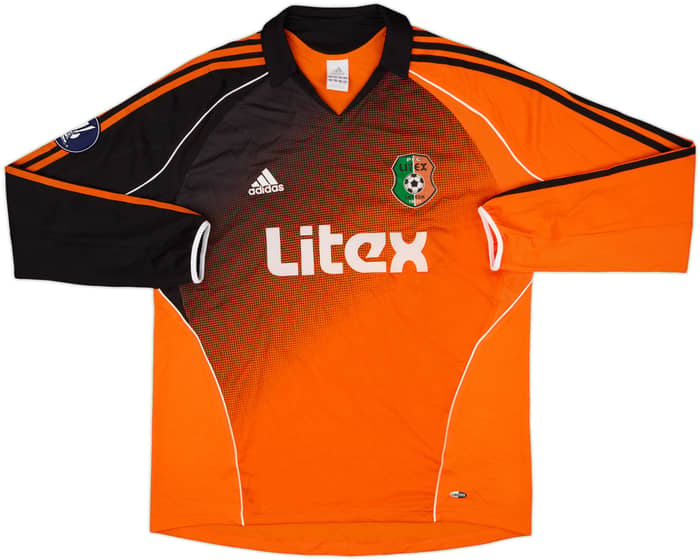 2005-06 PFK Litex Lovech Match Issue UEFA Cup Home L/S Shirt Zanev #29