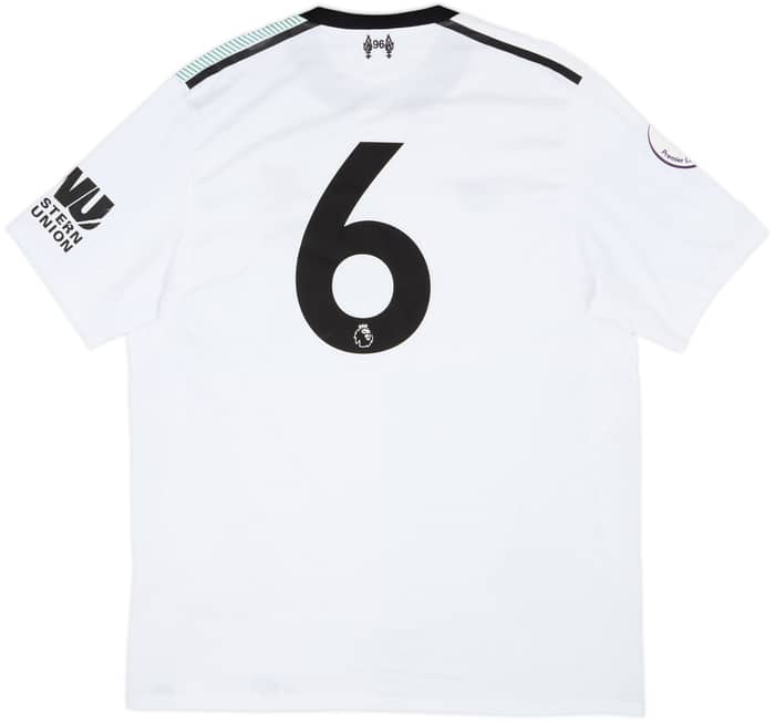 2017-18 Liverpool Youth Match Issue Away Shirt #6