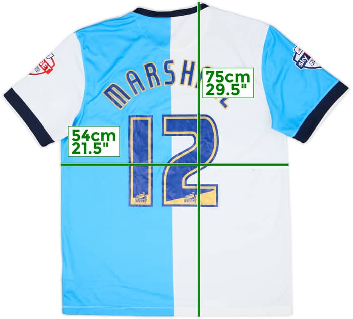 2014-15 Blackburn Home Shirt Marshall #12 - 6/10 - (L)