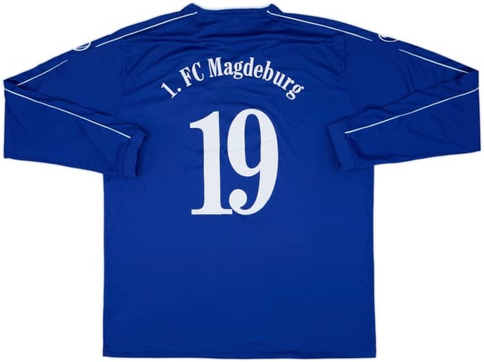 2015-16 Magdeburg Youth Match Issue Pre-Season Home L/S Shirt #19