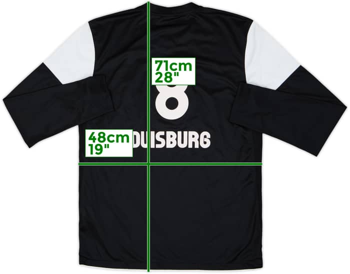 2011-12 Duisburg Youth Match Issue Away L/S Shirt #8