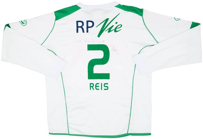 2007-08 Yverdon Sport Signed Home L/S Shirt Reis #2 - 8/10 - (XXL)