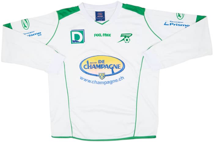 2007-08 Yverdon Sport Signed Home L/S Shirt Reis #2 - 8/10 - (XXL)