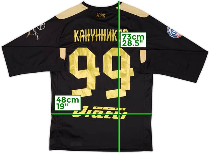Camiseta de la tercera equipación L/S versión de partido del Rubin Kazan 2014-16 Kanunnikov #99