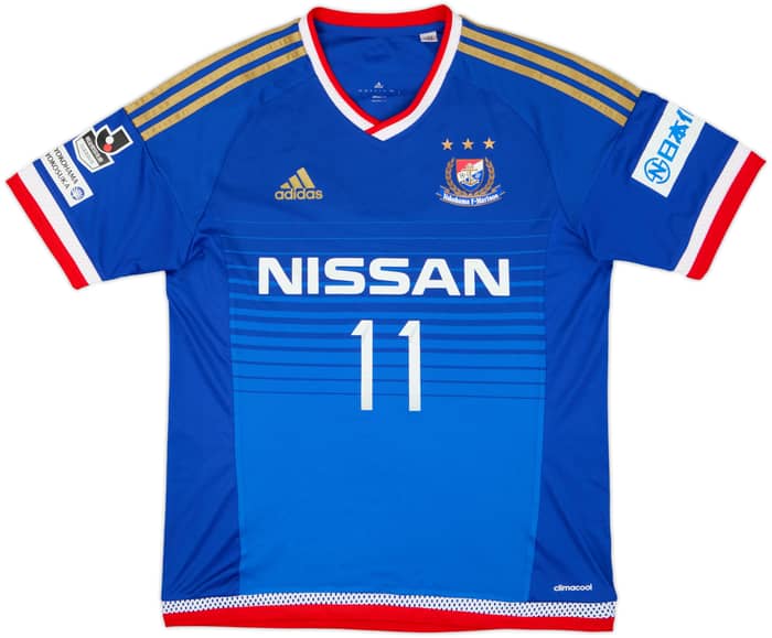 2015 Yokohama Marinos Home Shirt Manabu #11 - 8/10 - (L)