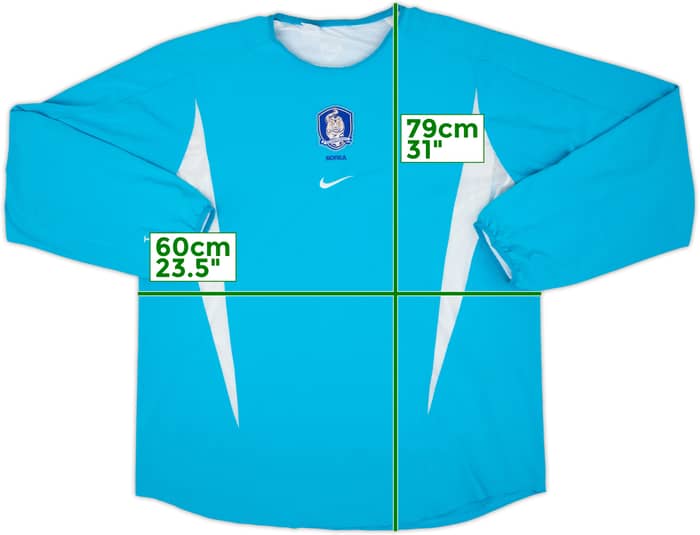 2002-03 South Korea Nike Player Issue Training L/S Shirt - 6/10 - (XXL)