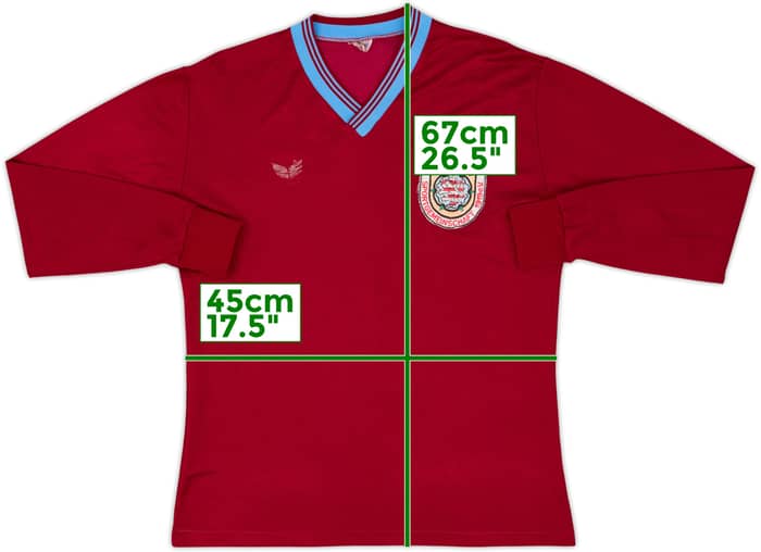 1980s Erima Template L/S Shirt #2 - 3/10 - (M)