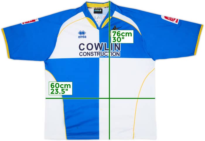 2005-06 Bristol Rovers Home Shirt #15 - 6/10 - (XXL)