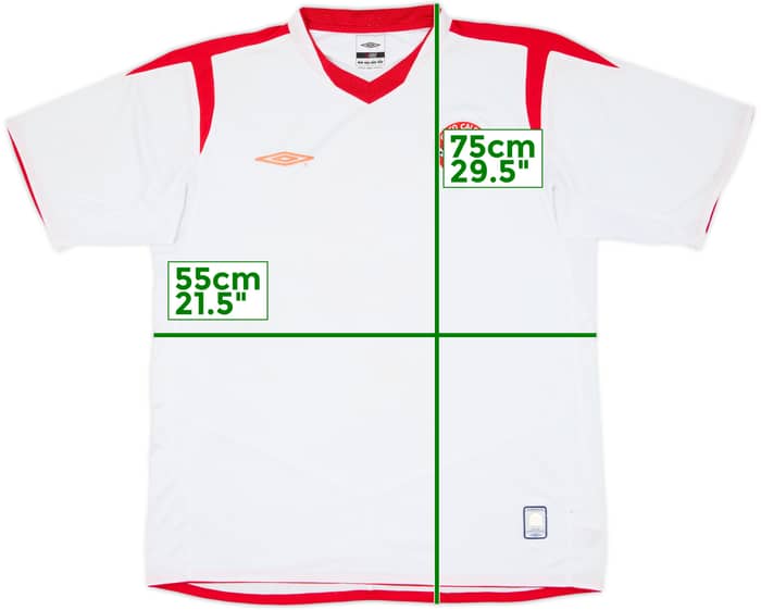 Camiseta de visitante de Cisco Roma 2007-08 #3 - 9/10 - (L)