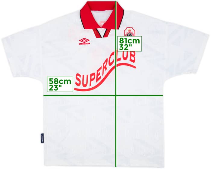 1993-94 Royal Antwerp Match Issue Away Shirt #8
