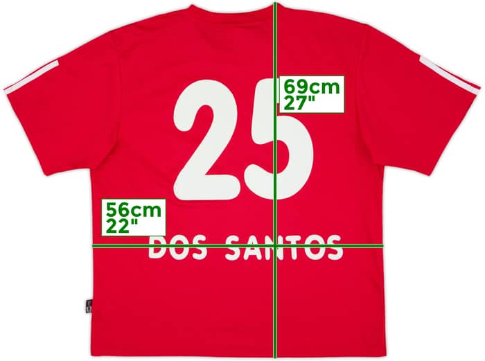 2003-04 FC Thun adidas Training Shirt Dos Santos #25 - 6/10 - (L)
