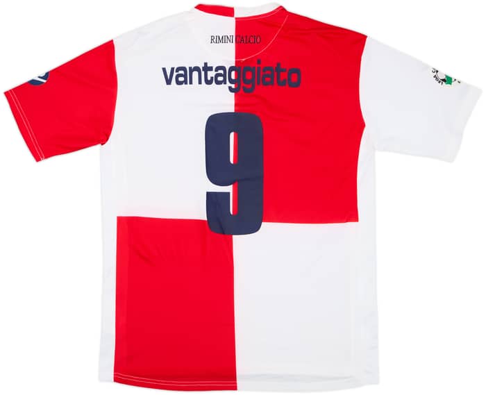 2008-10 Rimini Match Issue Home Shirt Vantaggiato #9