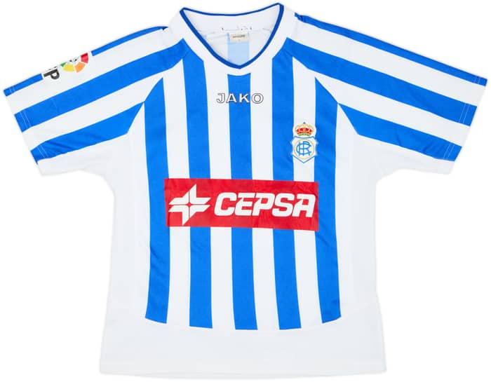 2005-06 Recreativo Huelva Youth Match Issue Home Shirt #19