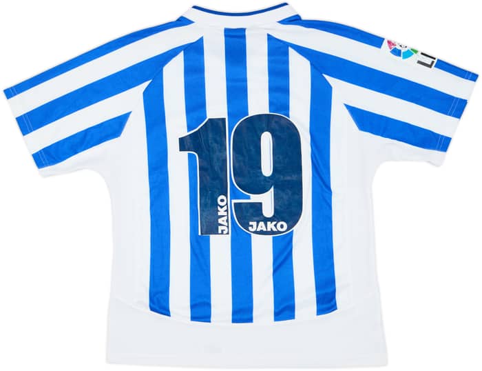 2005-06 Recreativo Huelva Youth Match Issue Home Shirt #19