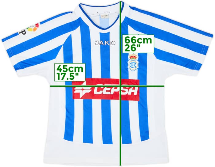 2005-06 Recreativo Huelva Youth Match Issue Home Shirt #19