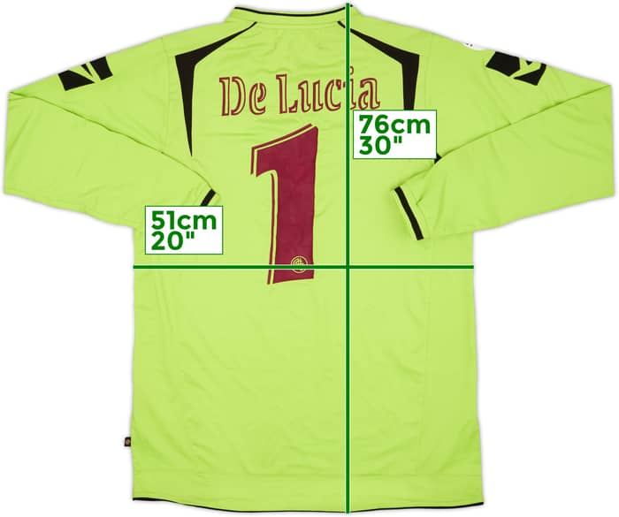 2009-10 Livorno Match Issue GK Shirt De Lucia #1