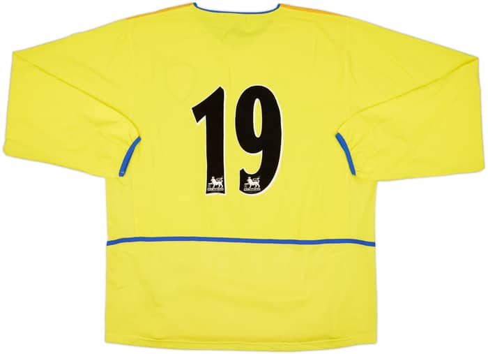 2003-04 Leeds United Youth Match Issue Third L/S Shirt #19