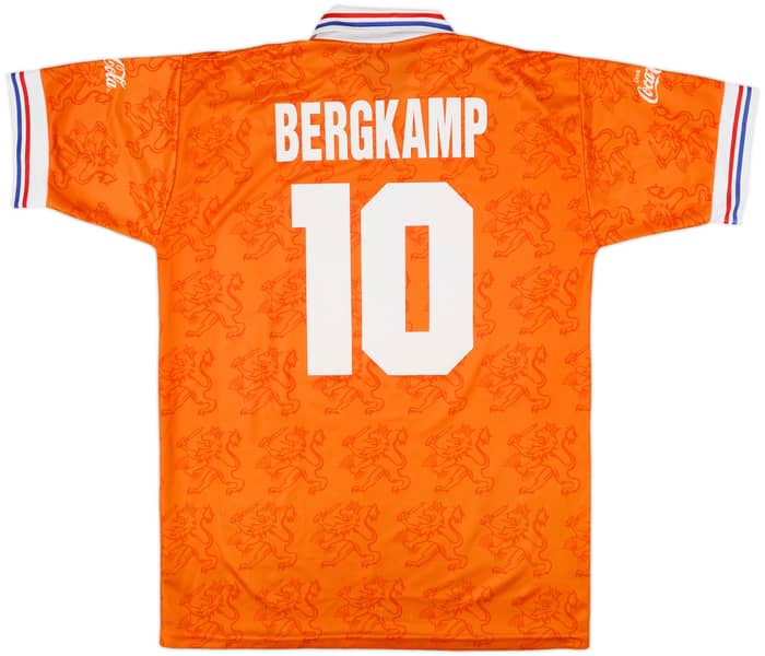 1994 Netherlands Home Shirt Bergkamp #10 - 8/10 - (XL)