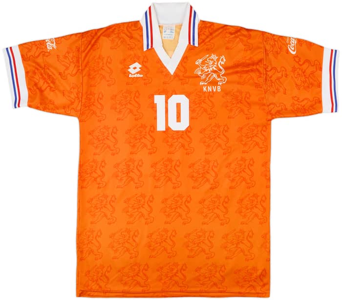 1994 Netherlands Home Shirt Bergkamp #10 - 8/10 - (XL)