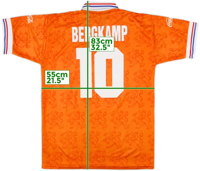 1994 Netherlands Home Shirt Bergkamp #10 - 8/10 - (XL)
