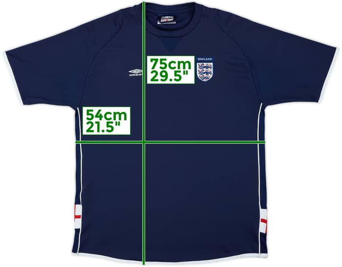 2000-01 England Umbro Training Shirt - 9/10 - (L)