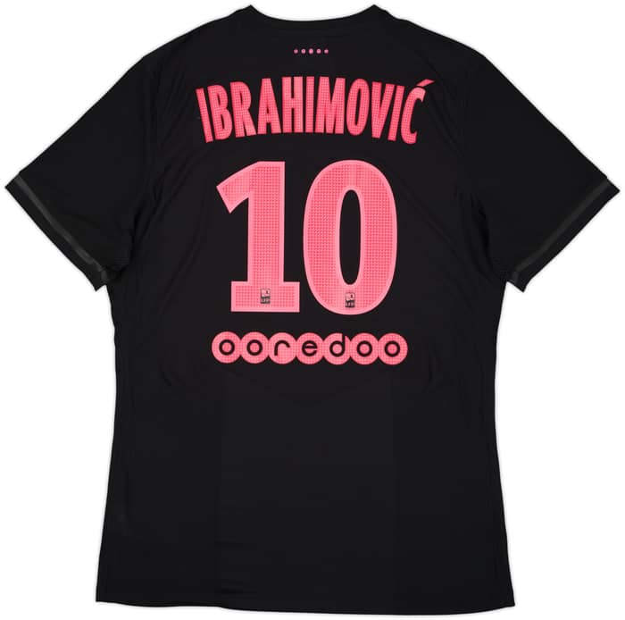 2015-16 Paris Saint-Germain Authentic Third Shirt Ibrahimovic #10 (XL)